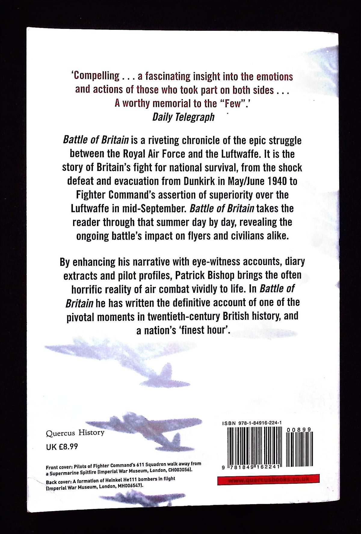 Battle of Britain by Patrick Bishop: NEW 2010 Paperback