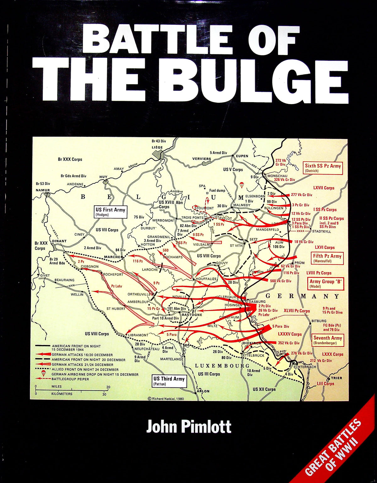 Battle of the Bulge by John Pimlott: 1990 NEW Hardback Photo-Journal