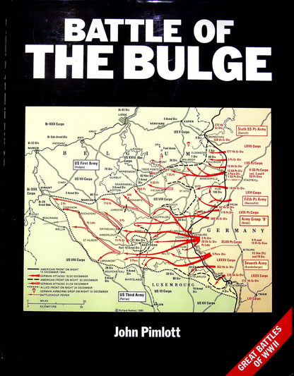 Battle of the Bulge by John Pimlott: 1990 NEW Hardback Photo-Journal