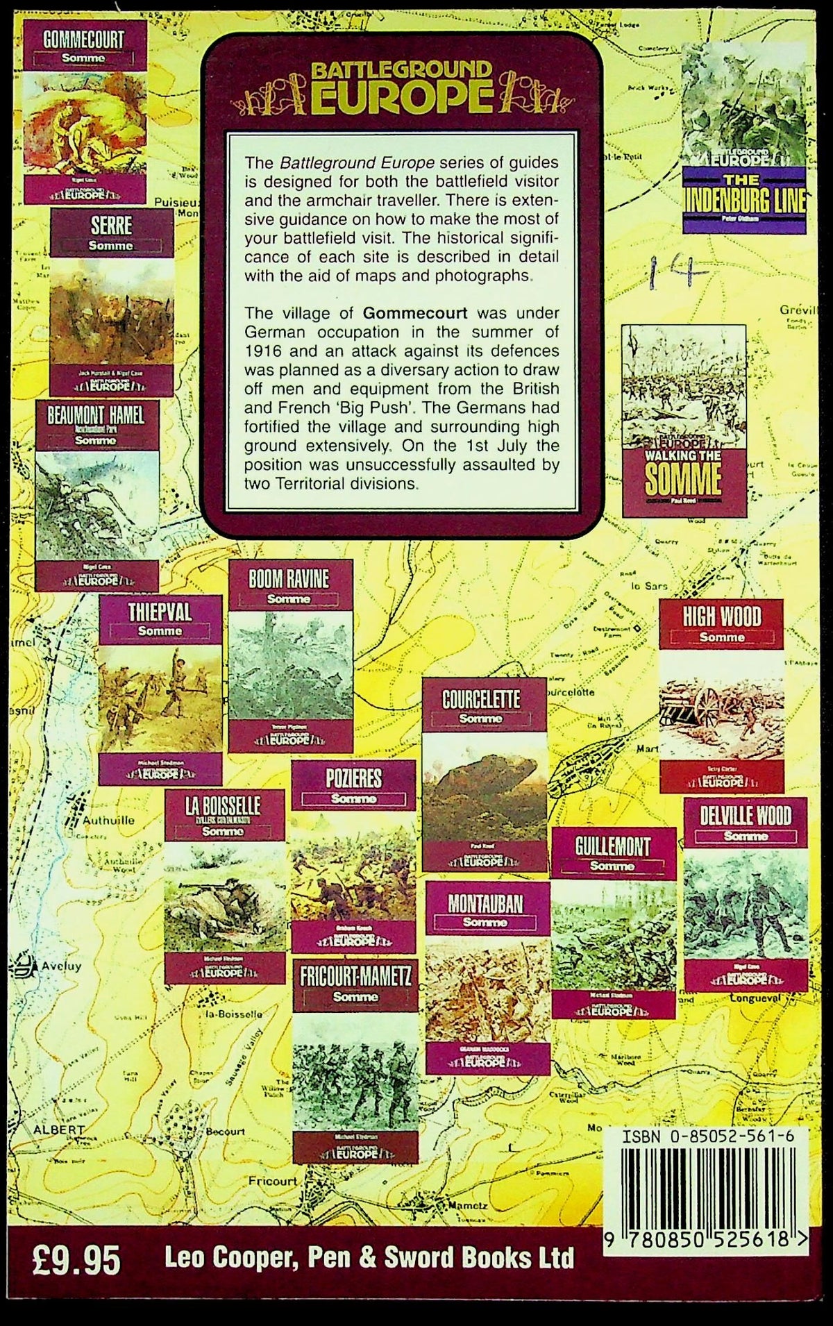 Battleground Europe, Somme, Gommecourt by Nigel Cave: NEW 1998 1st Edition