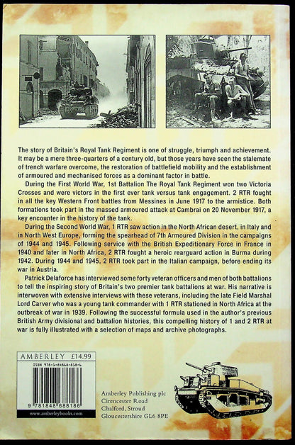 Battles with Panzers, Nos 1 & 2 RTR at War by Patrick Delaforce: NEW Signed 2010 Softcover
