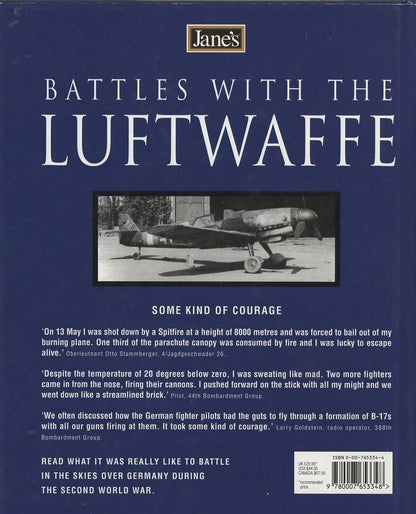 Battles with The Luftwaffe by Theo Boiten & Martin Bowman: 2001 Hardback