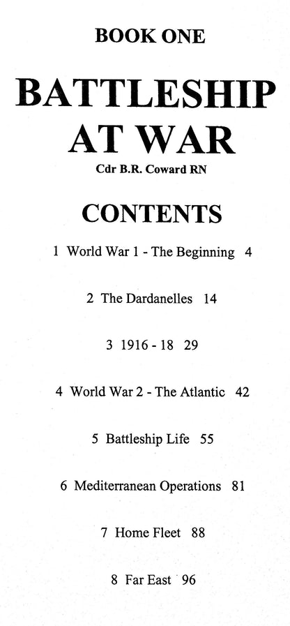 Battleship, Cruiser, Destroyer by G.Haines & B.R.Coward: 1995 Reprint Ed. Large Format HB