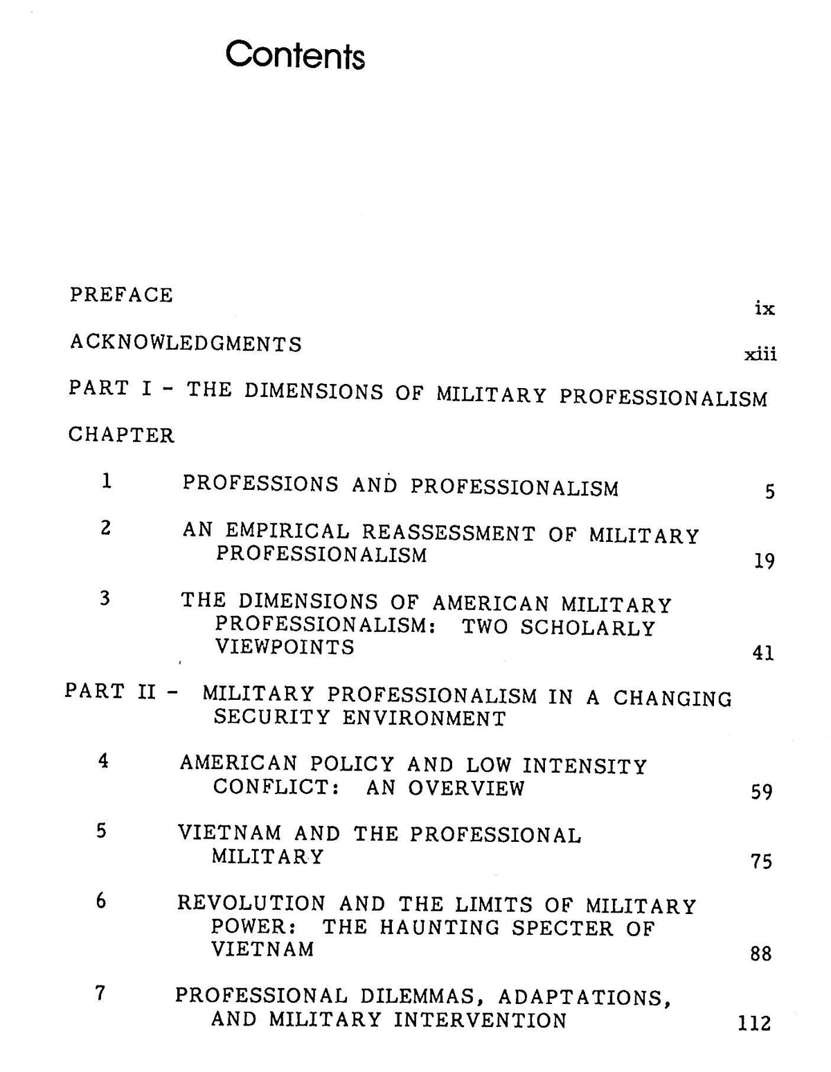 Beyond the Battlefield, The New Military Professionalism by SC,Sarkesian: 1981 NEW 1st Ed.