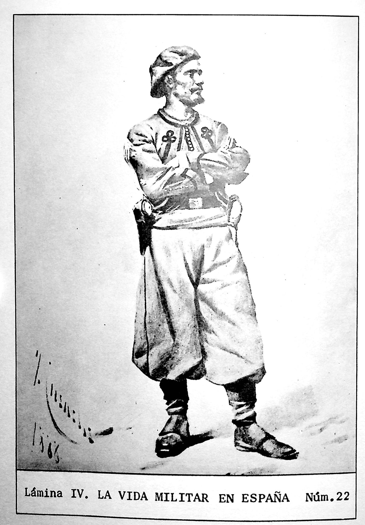Bibliografia Iconografica del traje Militar de Espana:1963 1st ed card