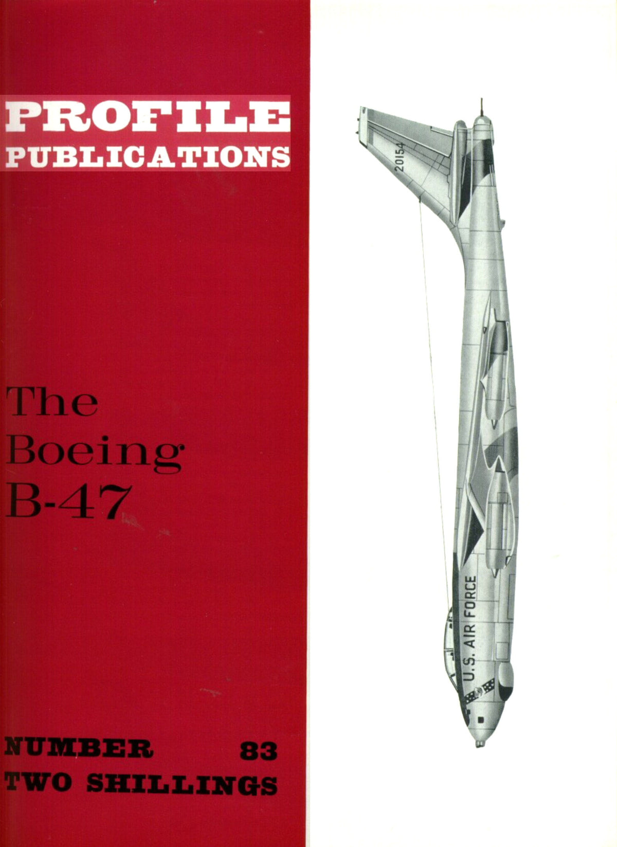 BOEING B-47 SUPERFORTRESS: PROFILE #83/ DOWNLOAD/ 14 EXTRA PAGES incl CUTAWAY
