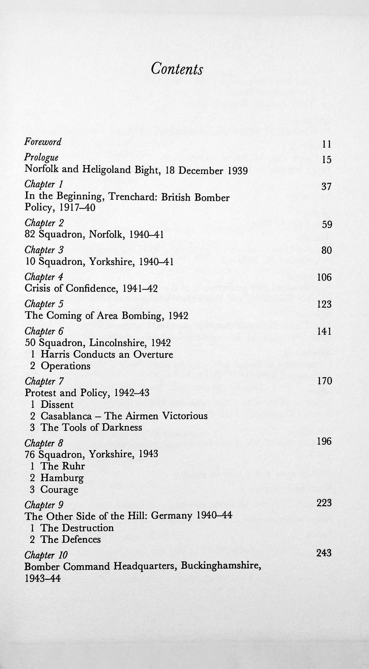 Bomber Command: Max Hastings 1980 hardback