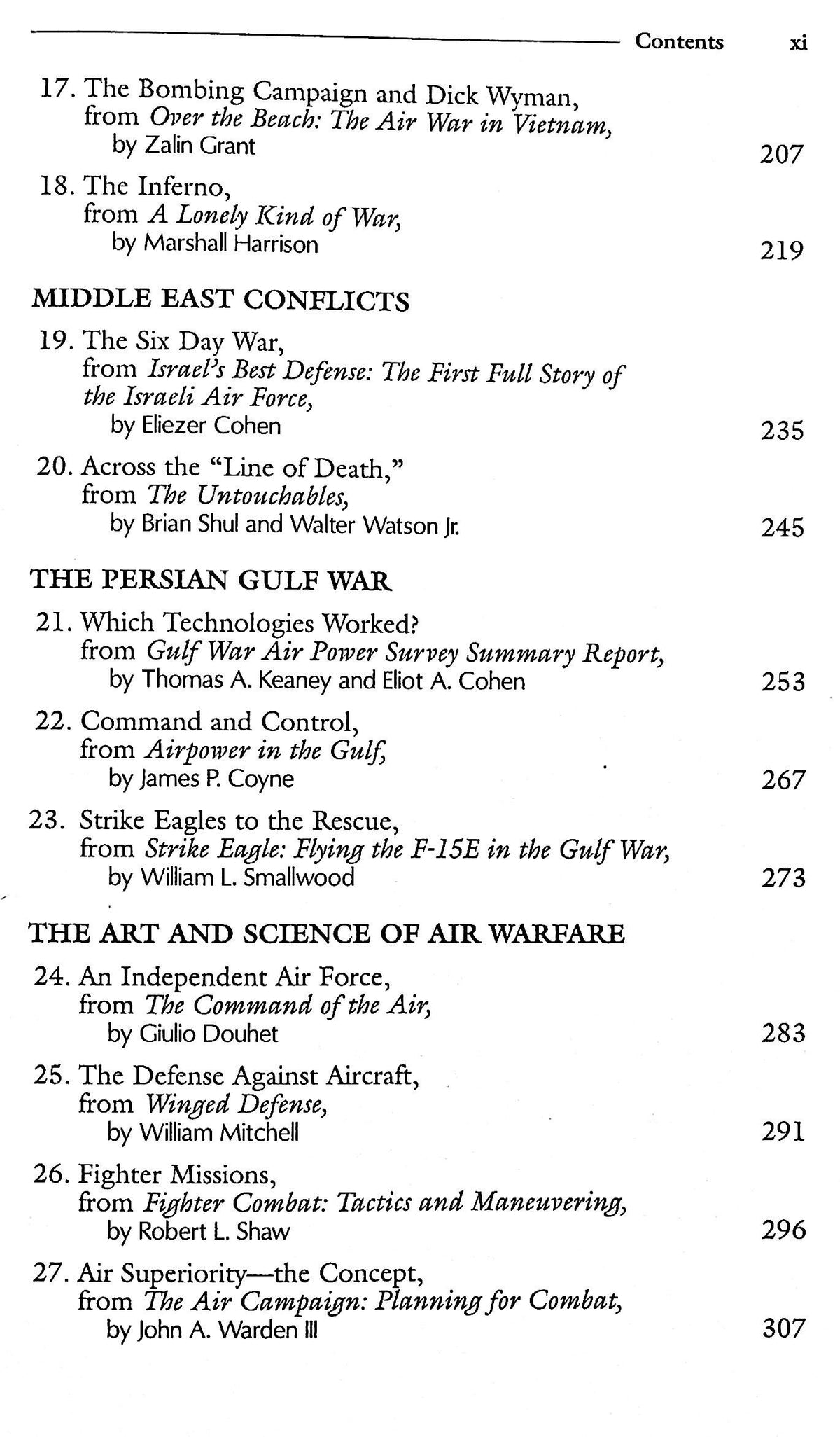 Brassey's Air Combat Reader, Historic Feats & Aviation Legends: NEW 1999 1st Edition HB