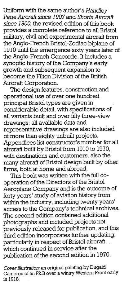 Bristol Aircraft Since 1910: 1995 3rd Edition
