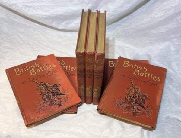 British Battles on Land & Sea: Volumes 1-7 Complete Set of Hardback Books