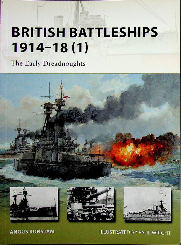 British Battleships 1914–18 (1) by A.Konstam: NEW Osprey New Vanguard