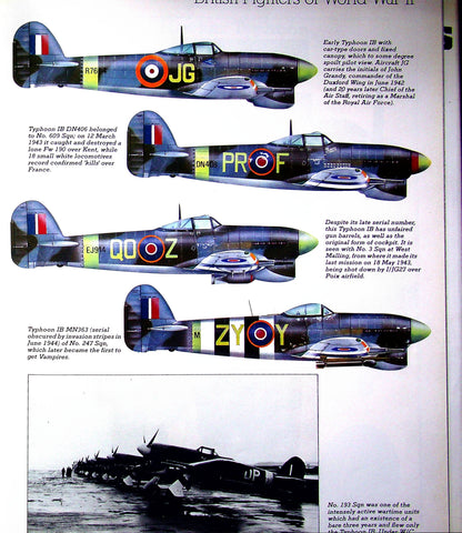 British Fighters of World War 2: Bill Gunston 1982 First Edition Hardback Very Good