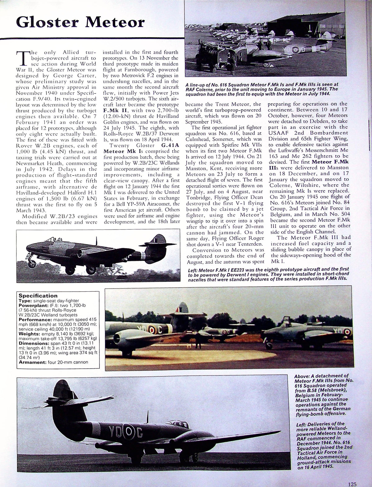 British Warplanes of World War II ed.by Daniel March: NEW 1998 First Ed. Large Format HB