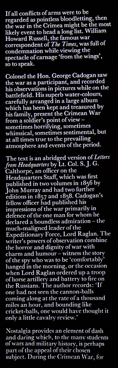 Cadogan's Crimea: J. Gouch Calthorpe 1979 Hardback Good