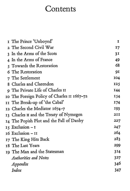 Charles II, The Man and The Statesman by Maurice Ashley: 1971 Hardback