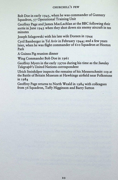 Churchill's Few by John Willis: NEW 1985 Hardback