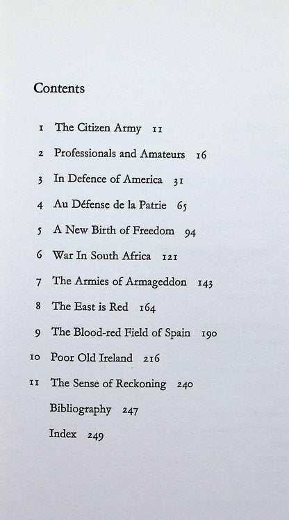 Citizen Armies by Jock Haswell: 1973 Hardback