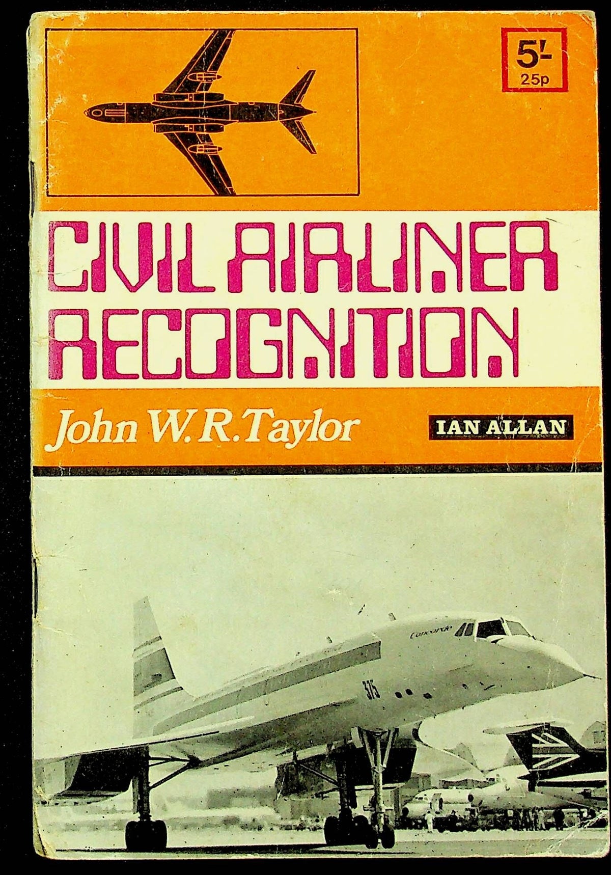 CIVIL AIRCRAFT RECOGNITION 1969: John Taylor 1970 1st edition paperback