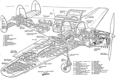 Classic World War II Aircraft Cutaways by Bill Gunston 1995 1st edition hardback