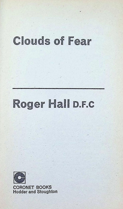 Clouds of Fear by Roger Hall: 1977 Paperback