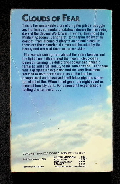 Clouds of Fear by Roger Hall: 1977 Paperback