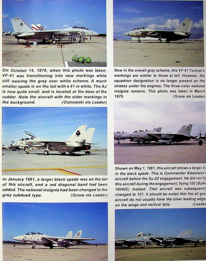 Colors & Markings of the F-14 Tomcat; Vol. 2 by B Kinzey: 1984 1st Ed Softcover Trade PB