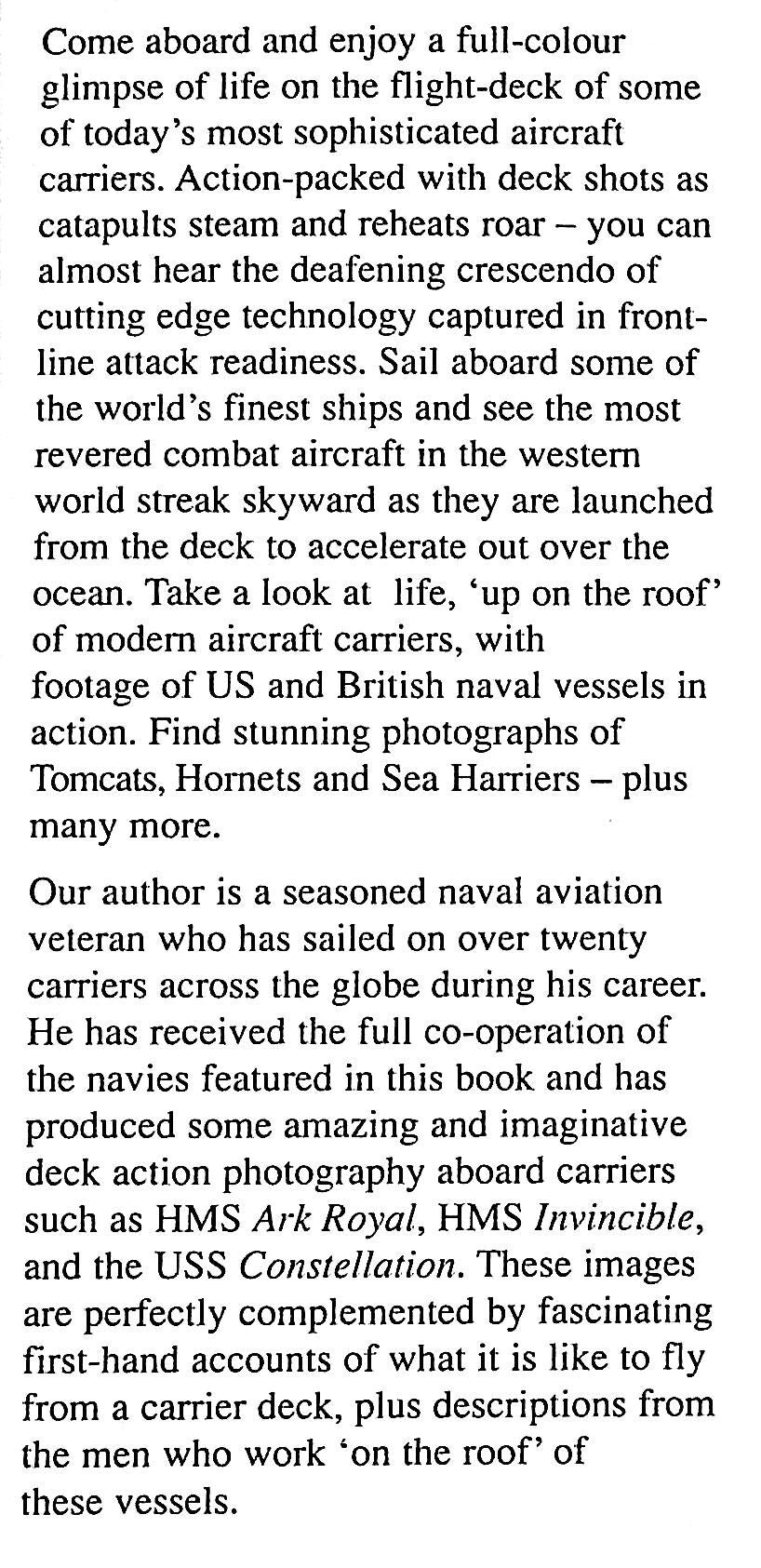 Combat Carriers by Tony Holmes: NEW 1998 1st Edition Large Format Hardback