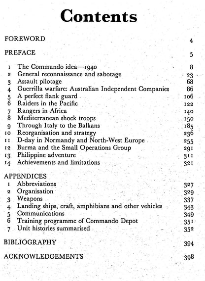 Commandos and Rangers of World War II by James Ladd: NEW 1989 1st UK Paperback Edition