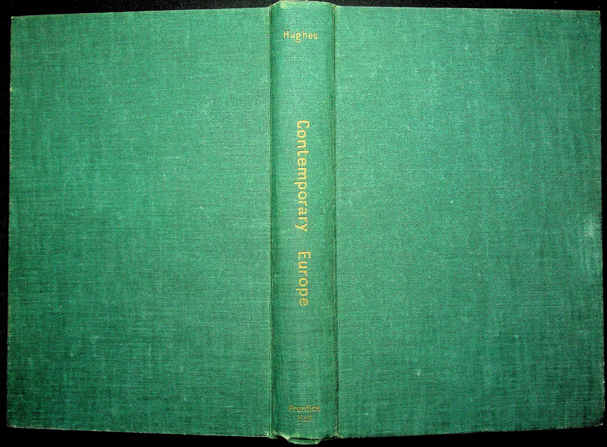 Contemporary Europe - A History by H.Stuart Hughes: 1961 1st Ed. Hardcover, 2nd Print