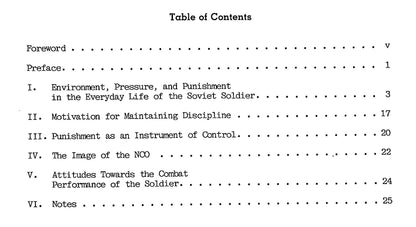 Controlling the Soviet Soldier: Some Eyewitness Accounts / 1981 1st Edition