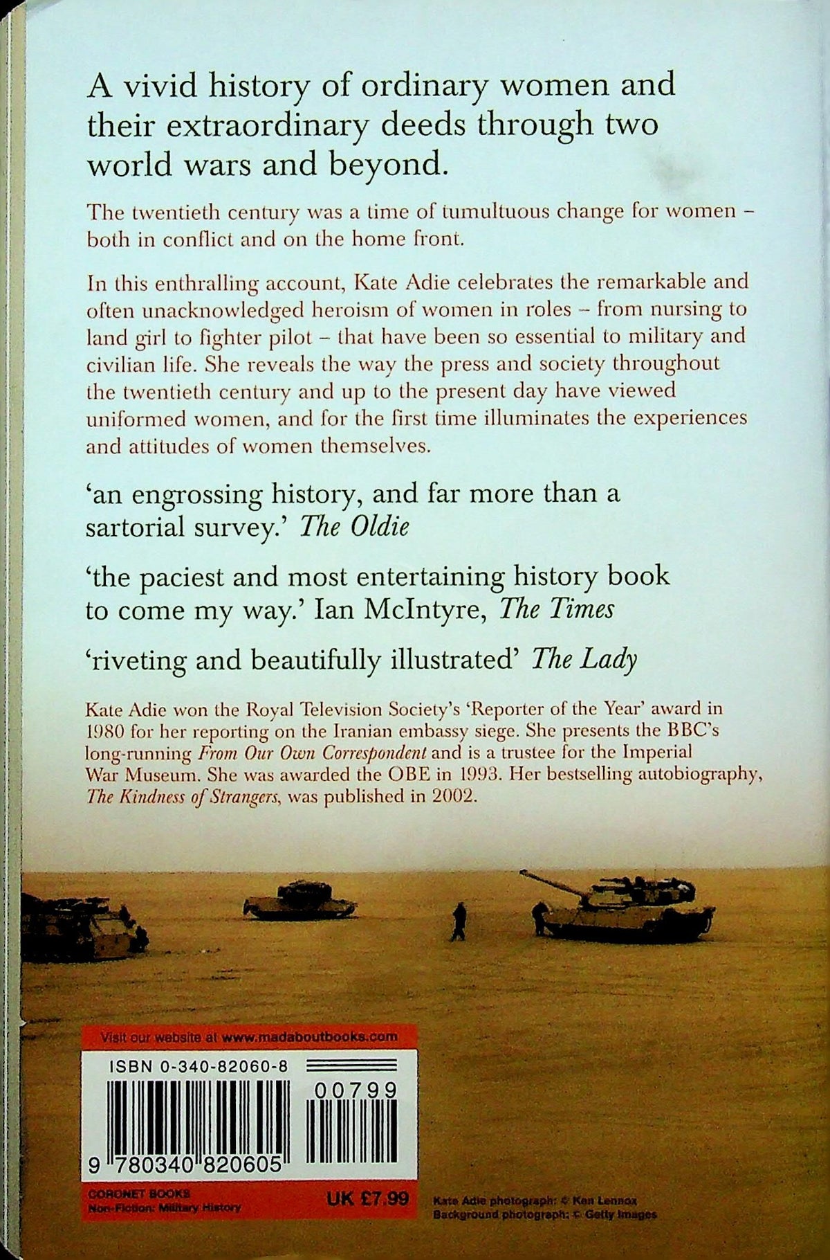 Corsets to Camouflage: Kate Adie 2004 paperback