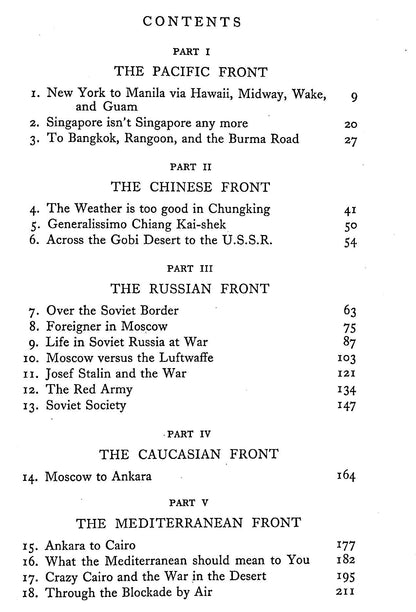 Covering All Fronts by Ralph Ingersoll: 1942 1st Edition Hardback