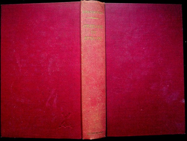 Crusade in Europe by General Eisenhower: 1948 1st Ed.HB w/o DJ/ D-Day, Ike, Overlord