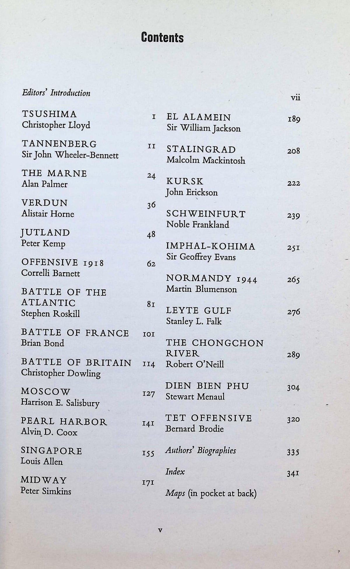 Decisive Battles of the 20th Century: 1976 First Edition hardback