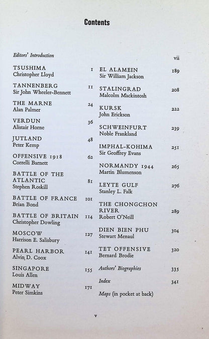 Decisive Battles of the 20th Century: 1976 First Edition hardback