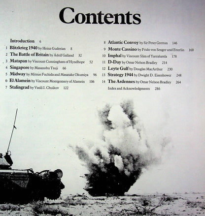 Decisive Battles of the Second World War ed.Brig.P.Young: NEW 1988 Lge Format Hardback