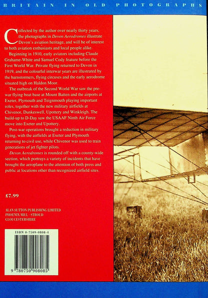 Devon Aerodromes in Old Photographs by Keith Saunders: NEW 1994 1st Ed Softcover Trade PB