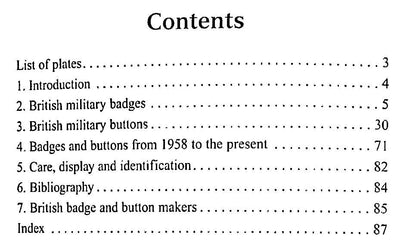 Discovering British Military Badges and Buttons by RJ Wilkinson-Latham: 2006 3rd Ed SB