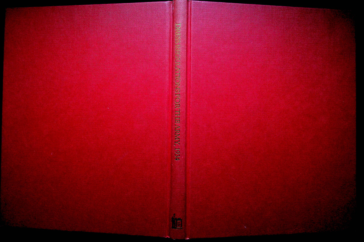 Dress Regulations for The Army 1934: 1986 Hardback