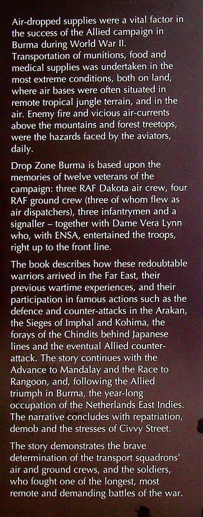 Drop Zone Burma by Roger Annett: NEW 2008 1st Edition Hardback