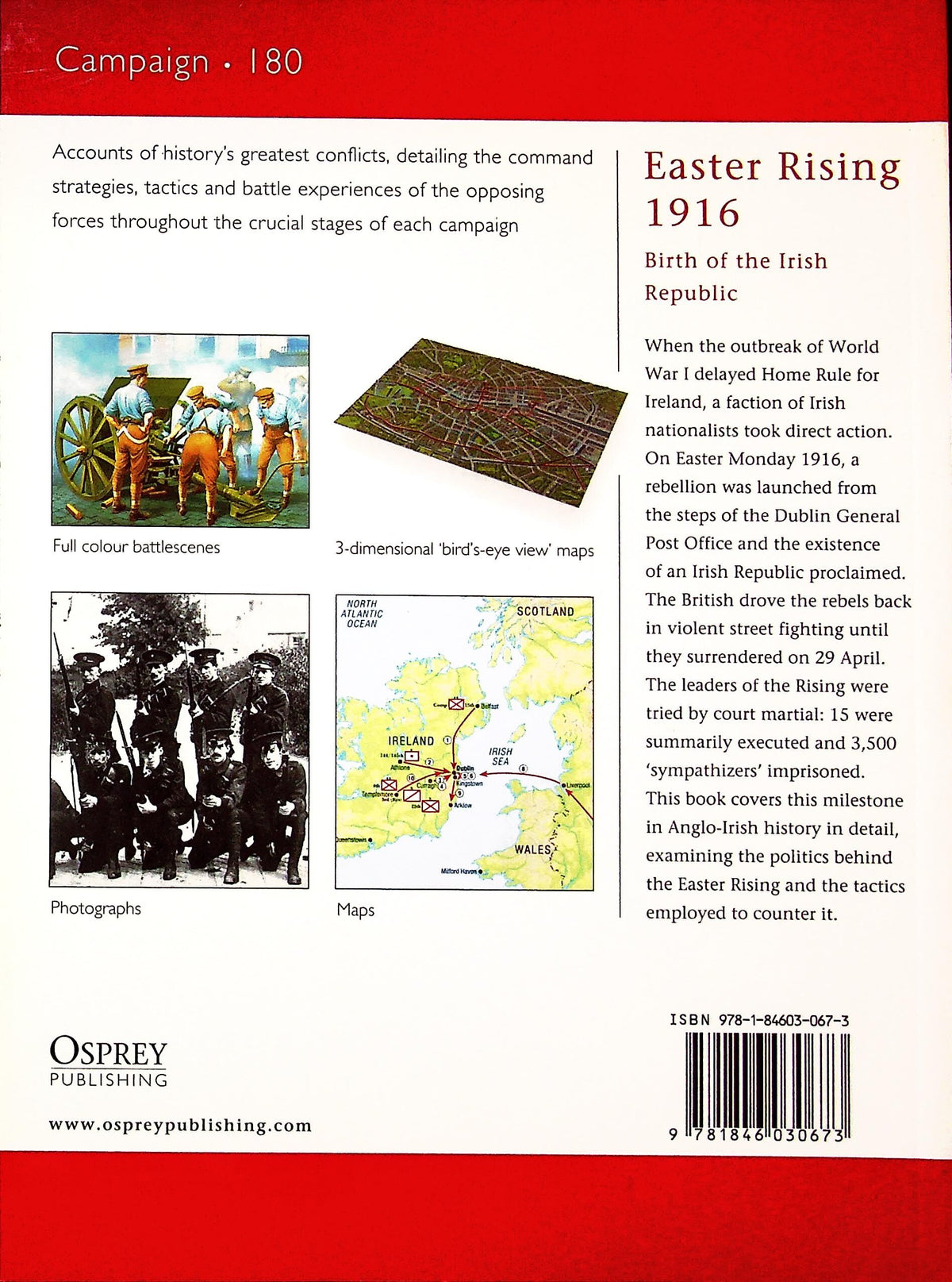 Easter Rising 1916, Birth of the Irish Republic by M.McNally: Osprey Campaign Series