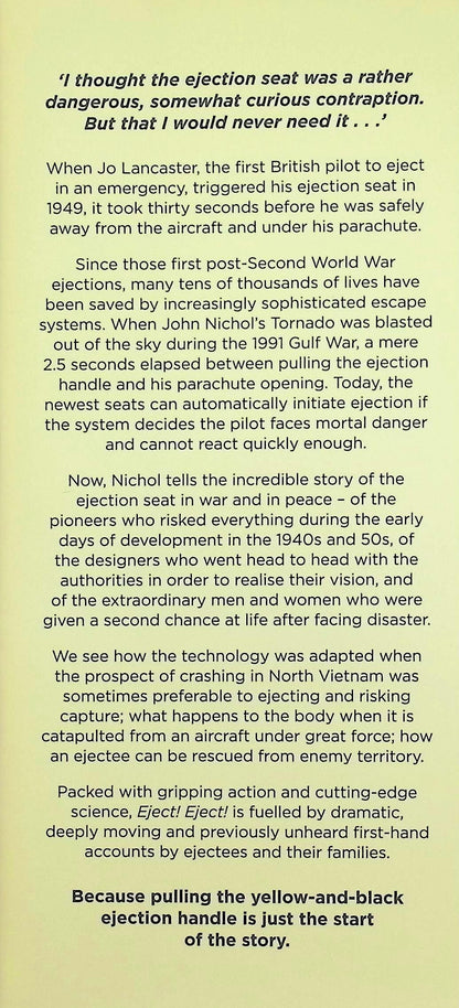 Eject! Eject!: John Nichol 2023 1st edition hardback