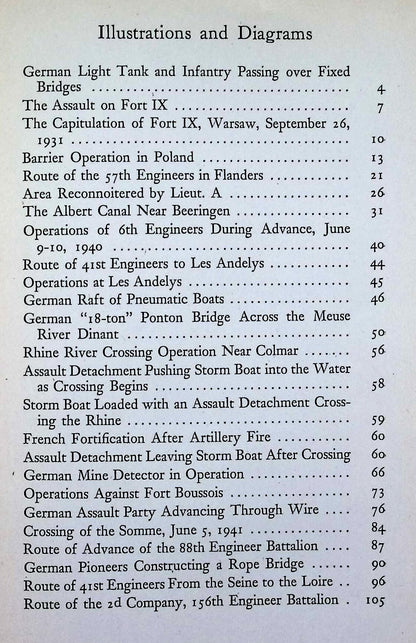Engineers in Battle by Paul Thompson: 1942 First Edition Hardback