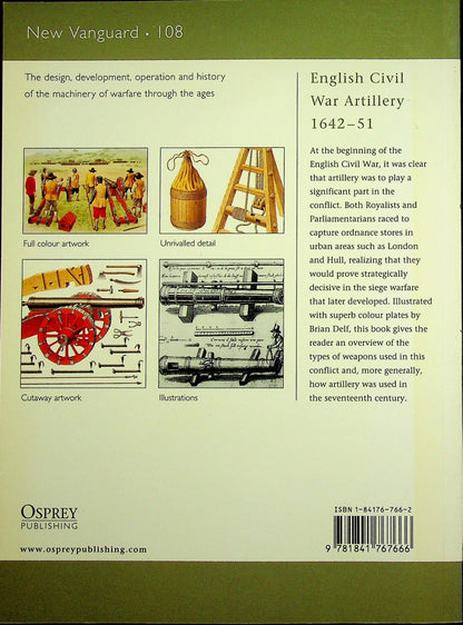 English Civil War Artillery 1642–51 by Chris Henry: NEW Osprey New Vanguard