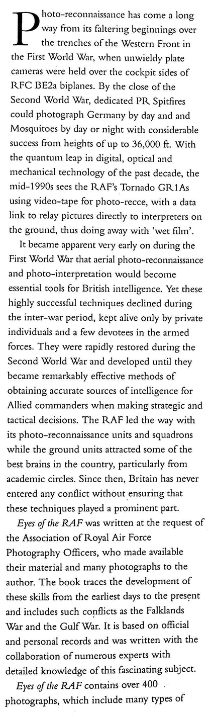 Eyes of the RAF;  A History of Photo-Reconnaissance by Roy C Nesbit: NEW 1996 First Ed HB