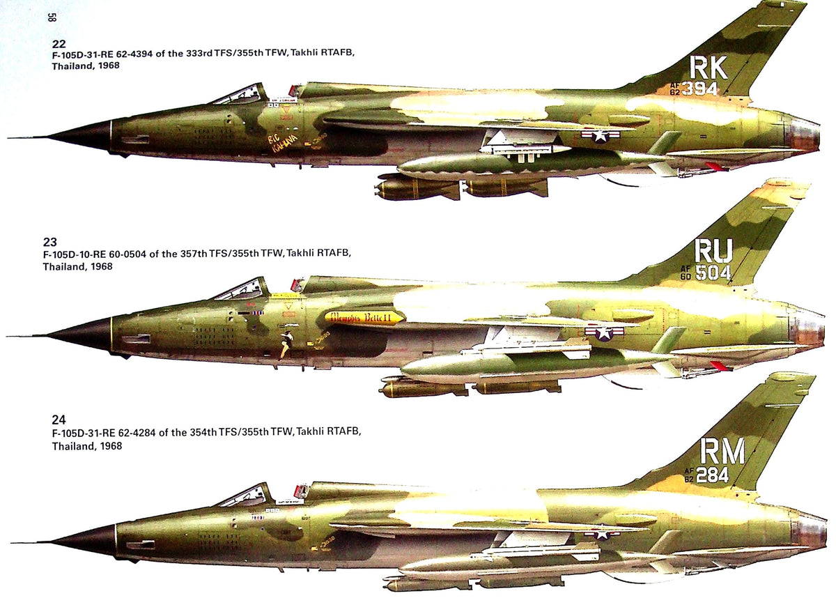 F-105 Thunderchief MiG Killers of The Vietnam War: Osprey Combat Aircraft #107 New