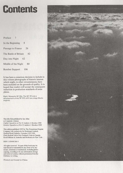 Fighter and Bomber Squadrons at War by Andrew Brookes: 1995 Hardback