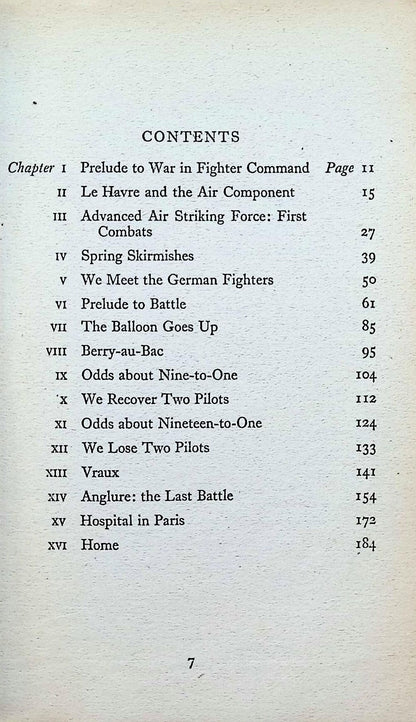Fighter Pilot by Wing Commander Paul Richey: 1955 Paperback
