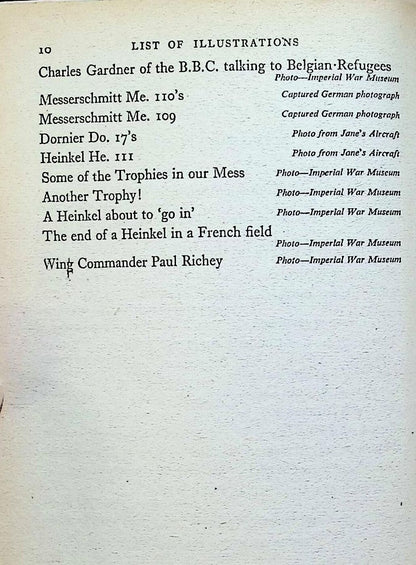 Fighter Pilot by Wing Commander Paul Richey: 1955 Paperback