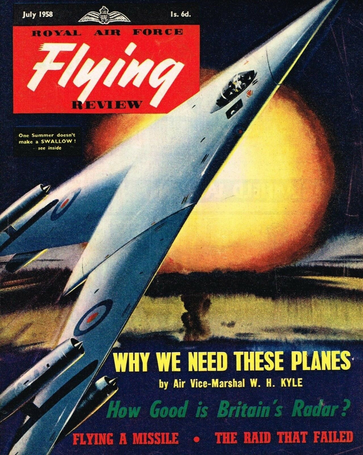 Flying Review July 1958: Full Contents Listed